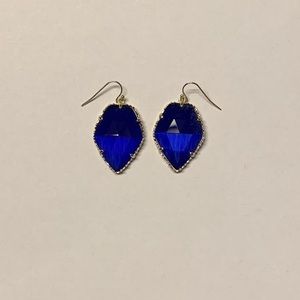 Kendra Scott cobalt blue earrings